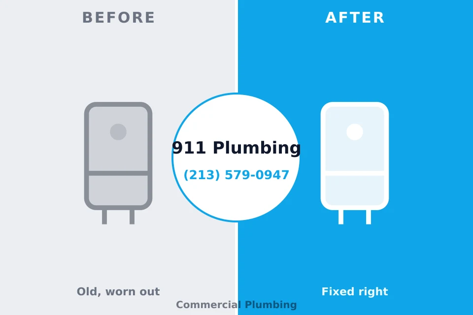 Before and after: plumbing repair East Merrimack, NH